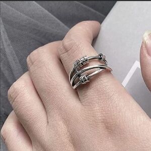 NEW 925 Silver Retro Ring Sterling Silver Unique Ring